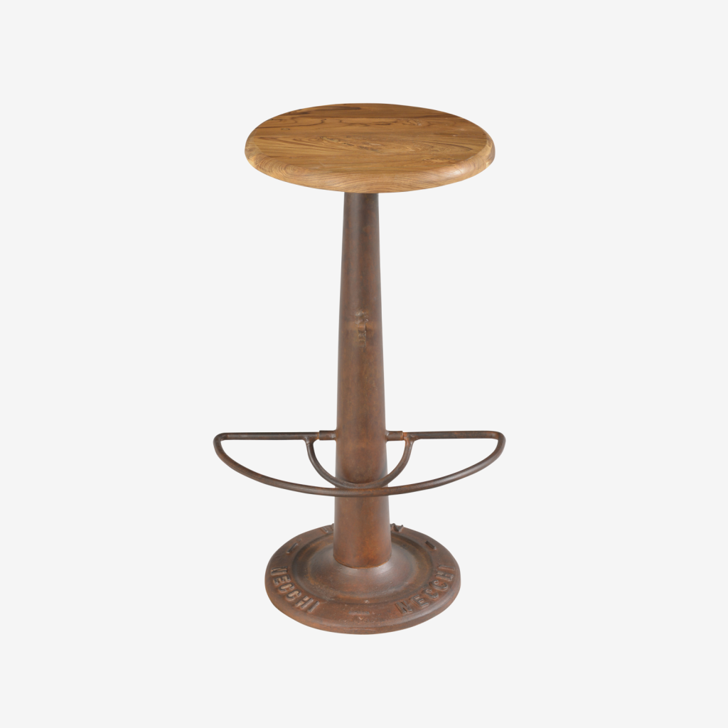 Round Base Bar Stool GreenTerritory